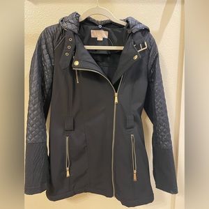 Michael Kors Hooded Black Jacket size S
